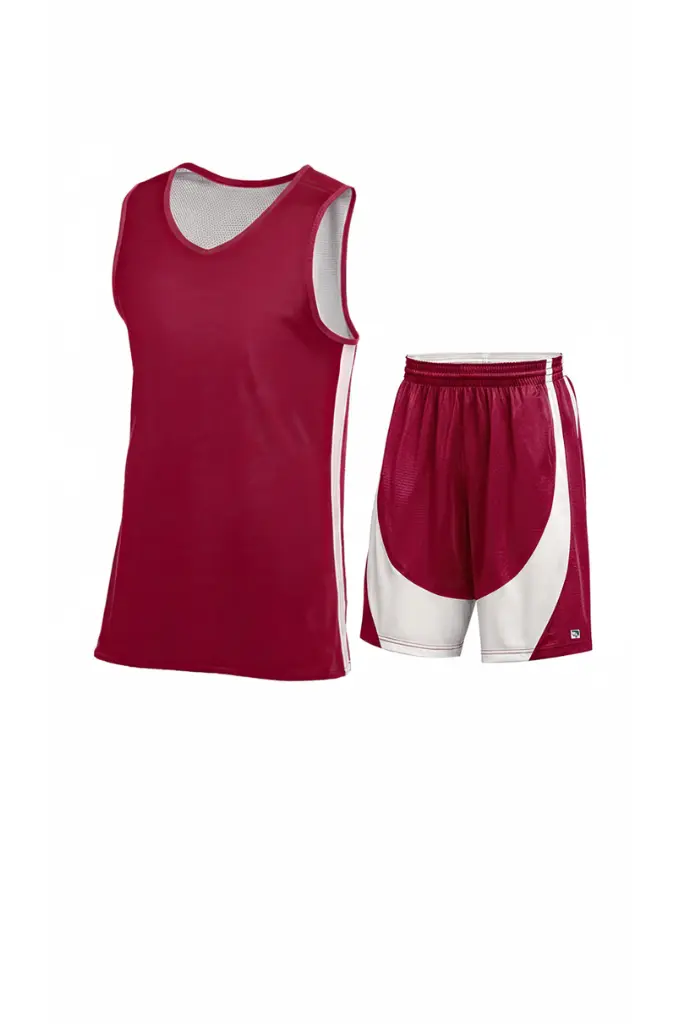 Basketball team red color ladies and women uniform Supplier