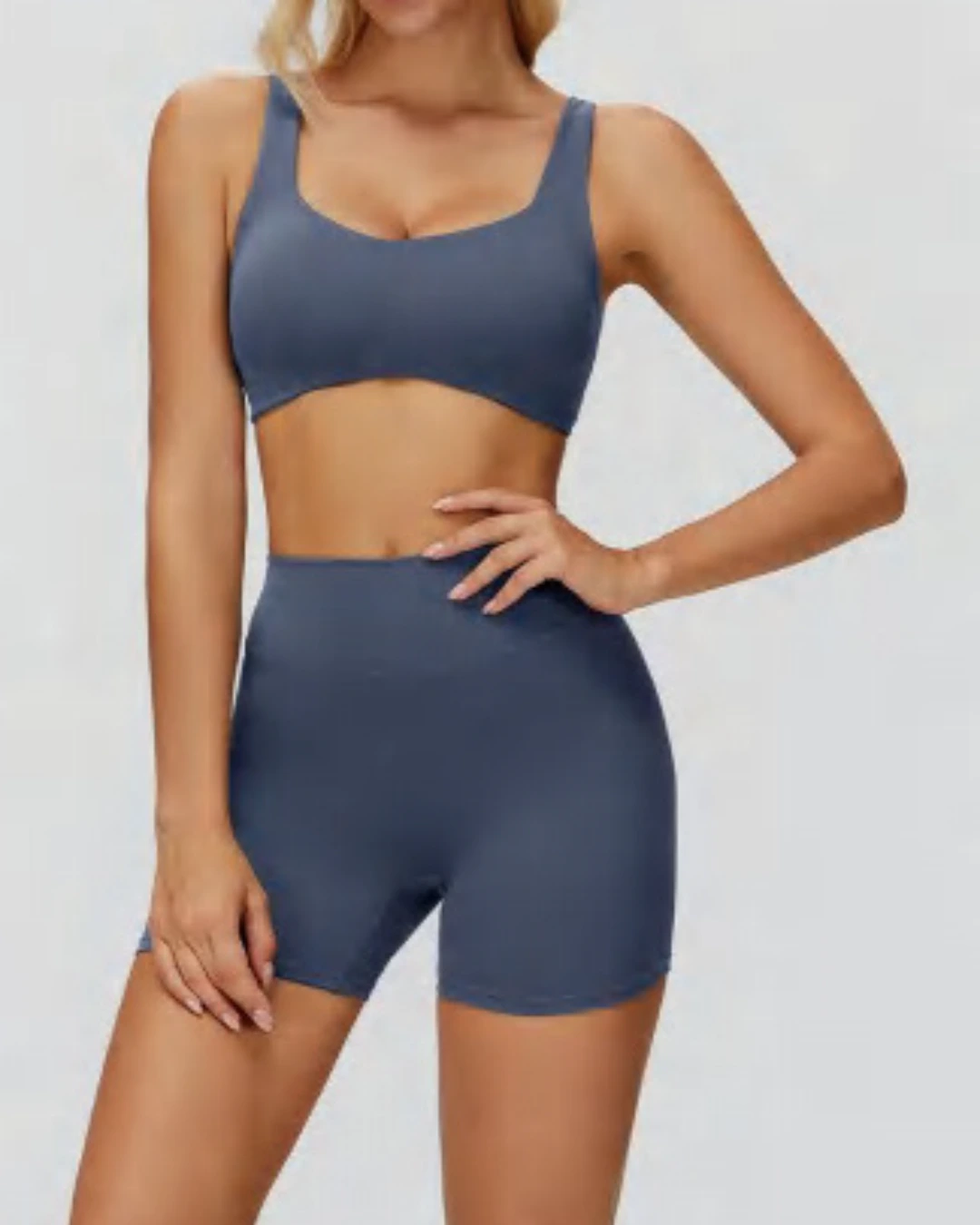 Activewear sports bra, legging and tank tp set 0017