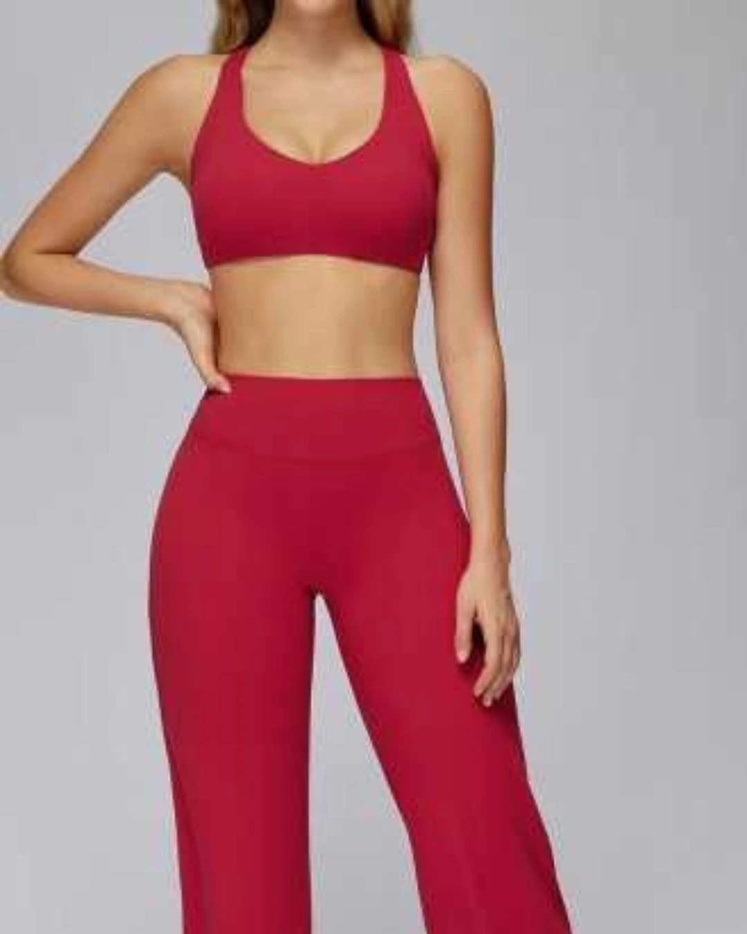Activewear sports bra, legging and tank tp set 0019