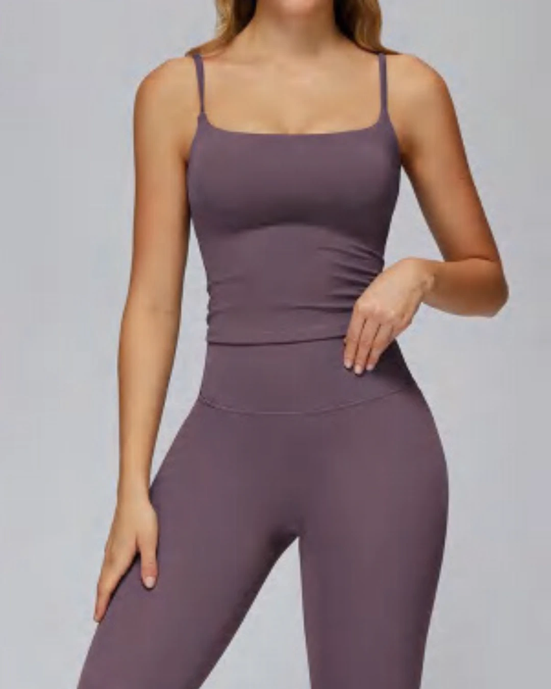 Activewear sports bra, legging and tank tp set 0020
