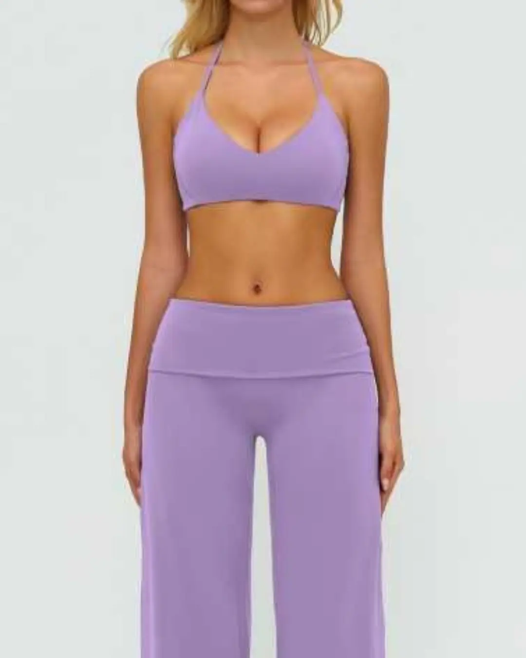 Activewear sports bra, legging and tank tp set 006