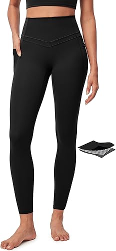 Compression Leggings with Pockets for Women