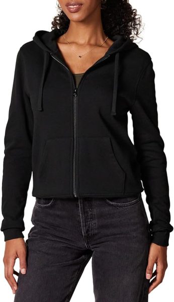 Essentials womens Fleece Full-Zip Hoodie