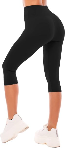 Full Length Capri Buttery Soft Yoga Pants for Workout Athletic