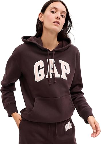 GAP Women Logo Hoodie Hooded Pull-on Sweatshirt