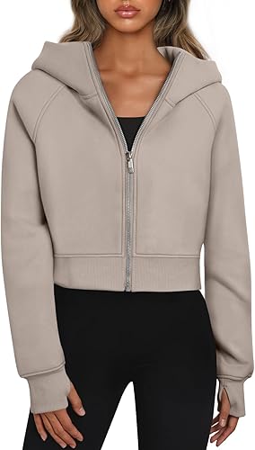 Womens Zip Up Hoodies Jackets
